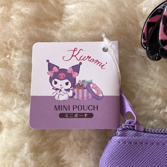 FREE with $30 Purchase! 💜Kuromi Pouch and Hair Clip Bundle - Picture 2 of 5